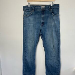 Blue wrangler jeans